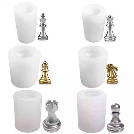 Молд Шахи 6 штук сірий Київ