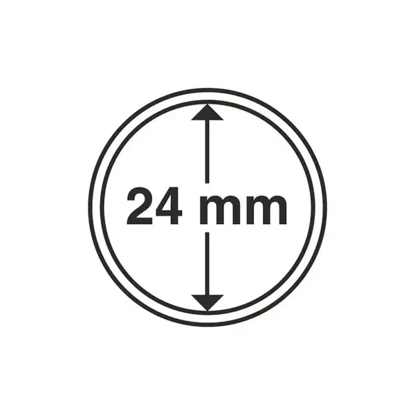 Капсула для монет 24мм для 10 гривень 2022,2023р для монет серії Збройни Сили України Полтава - изображение 1