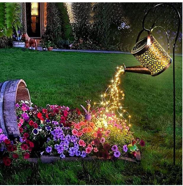 Садовый светильник Лейка с крючком 80 см на солнечной батарее 12 х 10.5 см Одесса - изображение 5