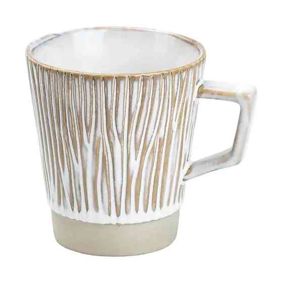 TS Kitchen Чашка порцелянова для чаю та кави 300 мл у стилі ретро Коричнева HP7208BR Київ