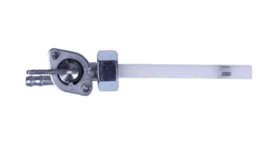 Кран топливный мопед Альфа (гайка Ø14mm, штуцер 180*)-2 Мукачево