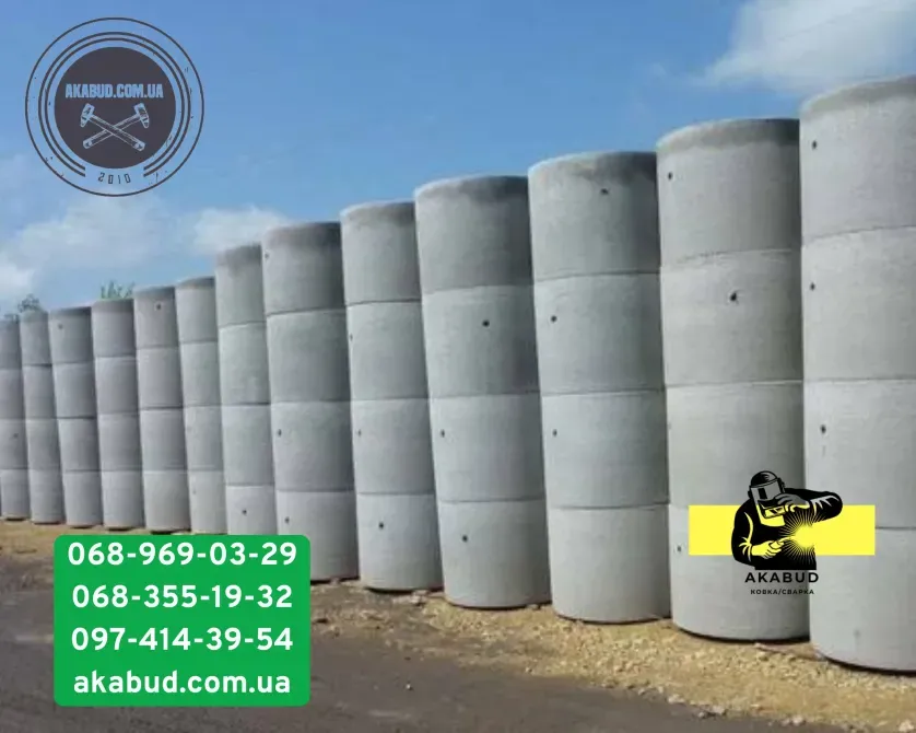 Секційний паркан із сітки 3D, паркани з профлиста, навіс, ворота Кривий Ріг - фото 17