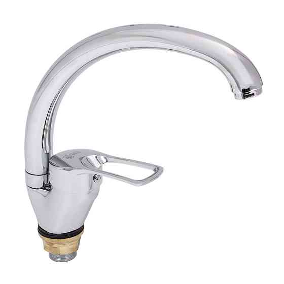Смеситель s43 Ø40 для кухни гусак ухо на гайке TAU SM-4B144C (9843140) Киев