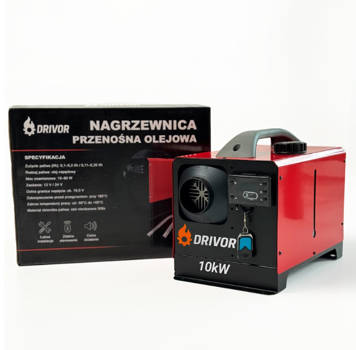 Автономний дизельний обігрівач (Webasto) Drivor 10 кВт (12В/24В/220В) з LCD-дисплеєм та пультом ДК Київ - фото 10