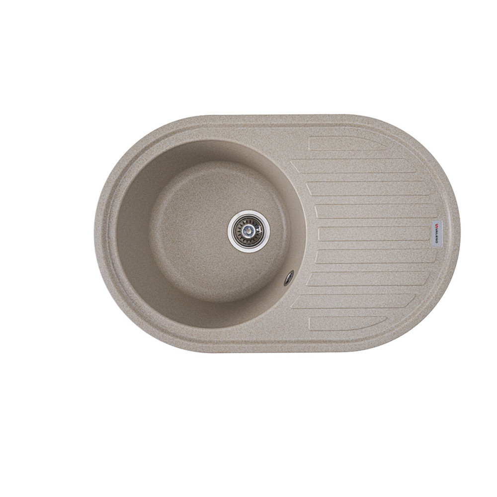 Гранітна мийка для кухні VALESO LIRA 7750 матова Сафарі Коломыя - изображение 1
