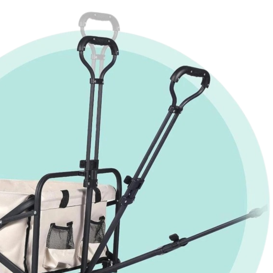 Візок складаний на 67 л для транспортування речей і продуктів, універсальний для походів у магазин, кемпінг, перевезення Кам'янець-Подільський