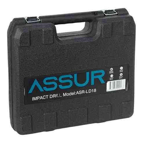 Дриль ударний акумуляторний безщітковий Assur LD18B 21В 0-1500 об/хв патрон 10 мм 2 АКБ 1.5Аг набір у кейсі Київ