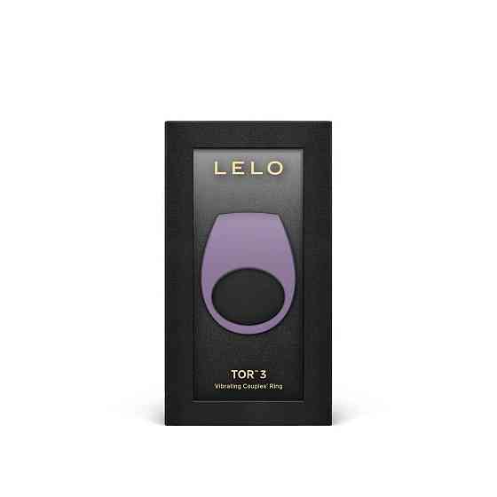 Ерекційне кільце з вібрацією LELO Tor 3 Violet Dusk, керування зі смартфона Sex Aura Київ