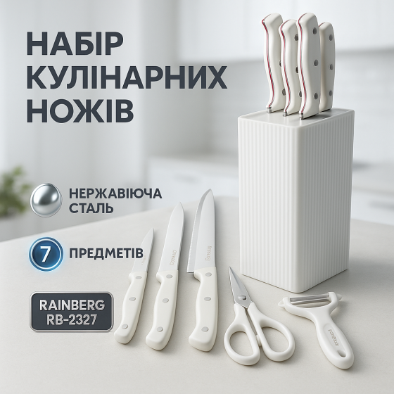 Кухонные ножи из хорошей стали, Набор кухонных ножей премиум, Наборы ножей, Кухонные ножи для нарезания BM-12 Львов