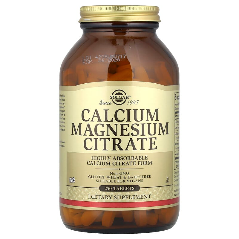 Цитрат кальцію магнію (Calcium Magnesium Citrate) 200 мг/100 мг 250 таблеток Київ - фото 1