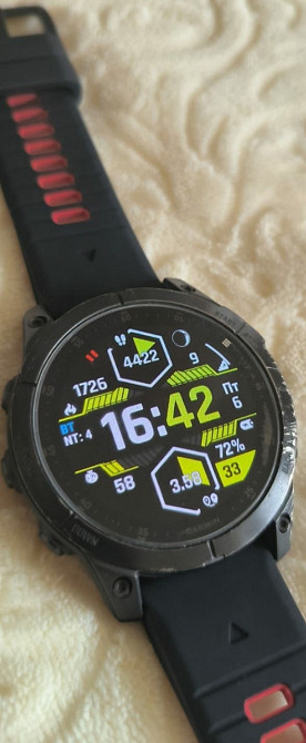 Смарт -Часы Garmin epix Gen 2 Sapphire Black Titanium Киев - изображение 7