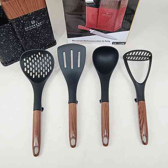 Набор ножей кухонных сталь, Топ лучших ножей для кухни, Нержавеющий кухонный нож Отличный набор UR-66 Львов