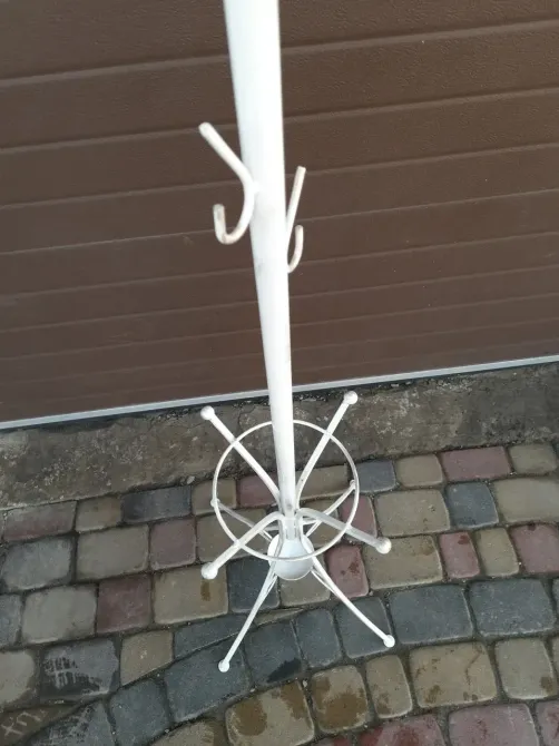 Кована вішалка стійка підлогова для одягу M-083 для одягу Б3914 Бежевий Київ - фото 9