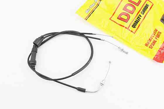 Трос газу подвійний під один карбюратор PZ з прискорювачем (трос 124 / 131см; кожух 110 / 114см) Київ