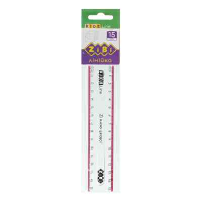 Линейка ZiBi Kids Line 15см с розовой полоской, блистер (ZB.5606-10) Винница