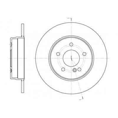 Гальмівний диск REMSA 6555.00 Вінниця