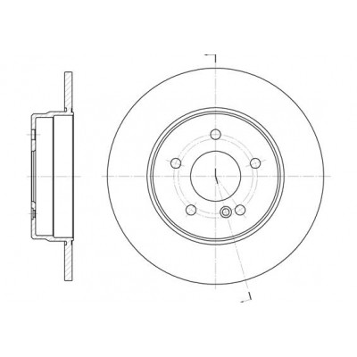 Гальмівний диск REMSA 6555.00 Вінниця - фото 1