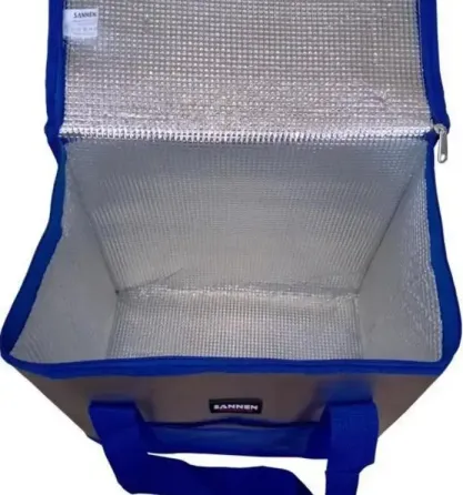 Туристическая термосумка WARM BAG MC-1059 на 25 л для продуктов и напитков 37×20×34 см Синяя Коломия