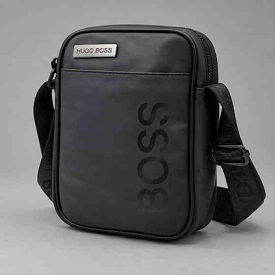 Брендовая мужская борсетка, сумка на плечо Hugo Boss (E-08) Киев