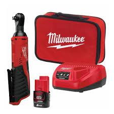 Гайкокрут кутовий акумуляторний 3/8" MILWAUKEE, M12 IR-201B, 47Нм, (+ заряд.пристрій, 1 акум.Х 2Аг, сумка для інструментів) Одеса - фото 2