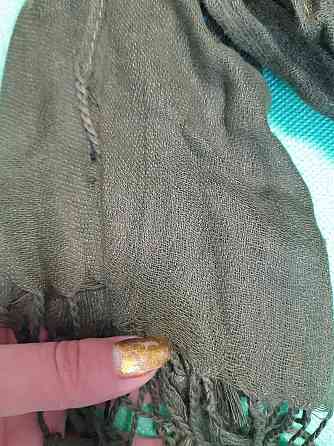 Шарф цвета хаки (болотный) - размер шарфа приблизительно 170*65см, 100% полиэстер Киев