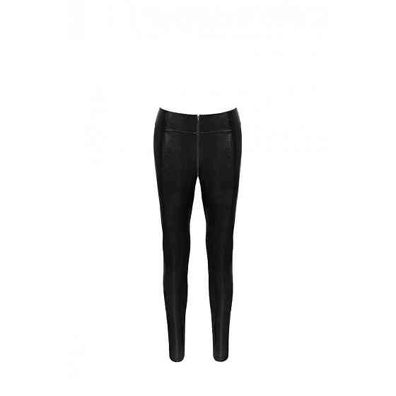 Леггинсы сексуальные со змеиным принтом XL F274 Noir Handmade, черные Sex Aura Киев