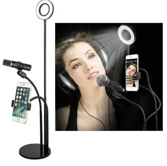 Набір блогера Professional Live Stream 3 режиму світла, для лайв-трансляцій, вебінар. живлення через USB 5504 Одеса - фото 2