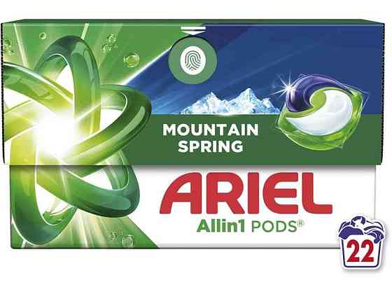Капсулы для стирки 22шт Pods All-in-1 Горный источник ТМ ARIEL Киев