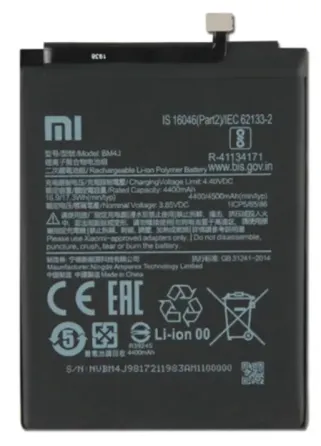 Б/У Акумулятор Xiaomi Redmi Note 8 Pro / BM4J (4400 mAh) Original Дніпро