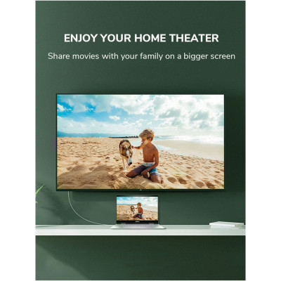 Кабель мультимедійний mini DisplayPort to HDMI 1.0m Cabletime (CA914593) Вінниця - фото 3