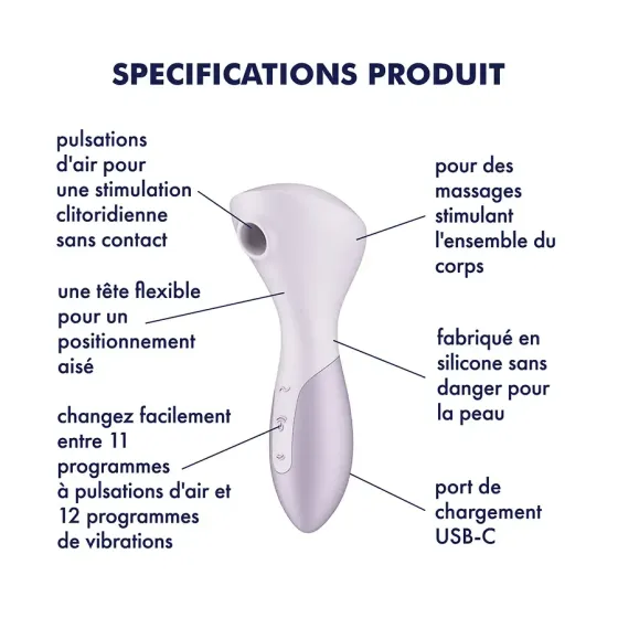 Вібромасажер Satisfyer Wand-erful з вакуумною кліторальною стимуляцією Львів
