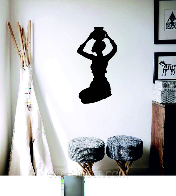 Декоративне настінне Панно «Дівчина з глечиком», Декор на стіну Київ - фото 7