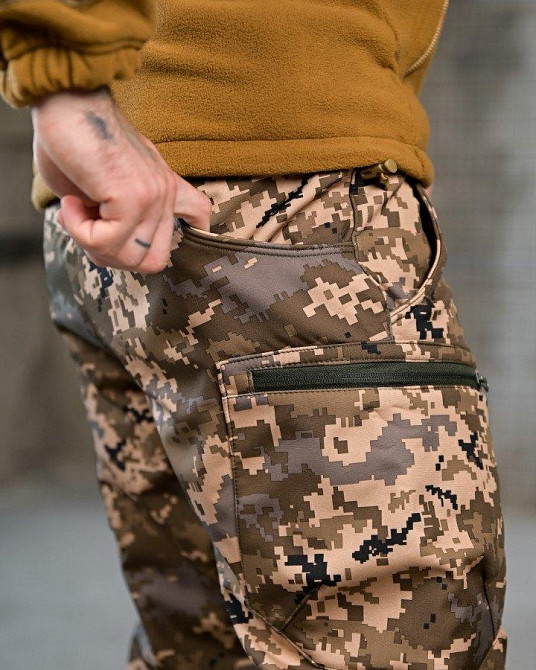 Тактичні штани софтшел DRAFT висока талія draft високий пояс ВТ7614 Одеса - фото 7