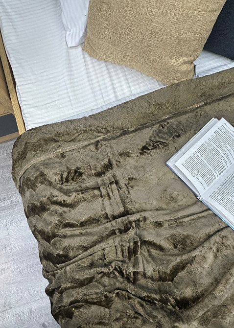 Плед-покривало 200х230 см (+-5см) Хакі (87-252) Київ - фото 7