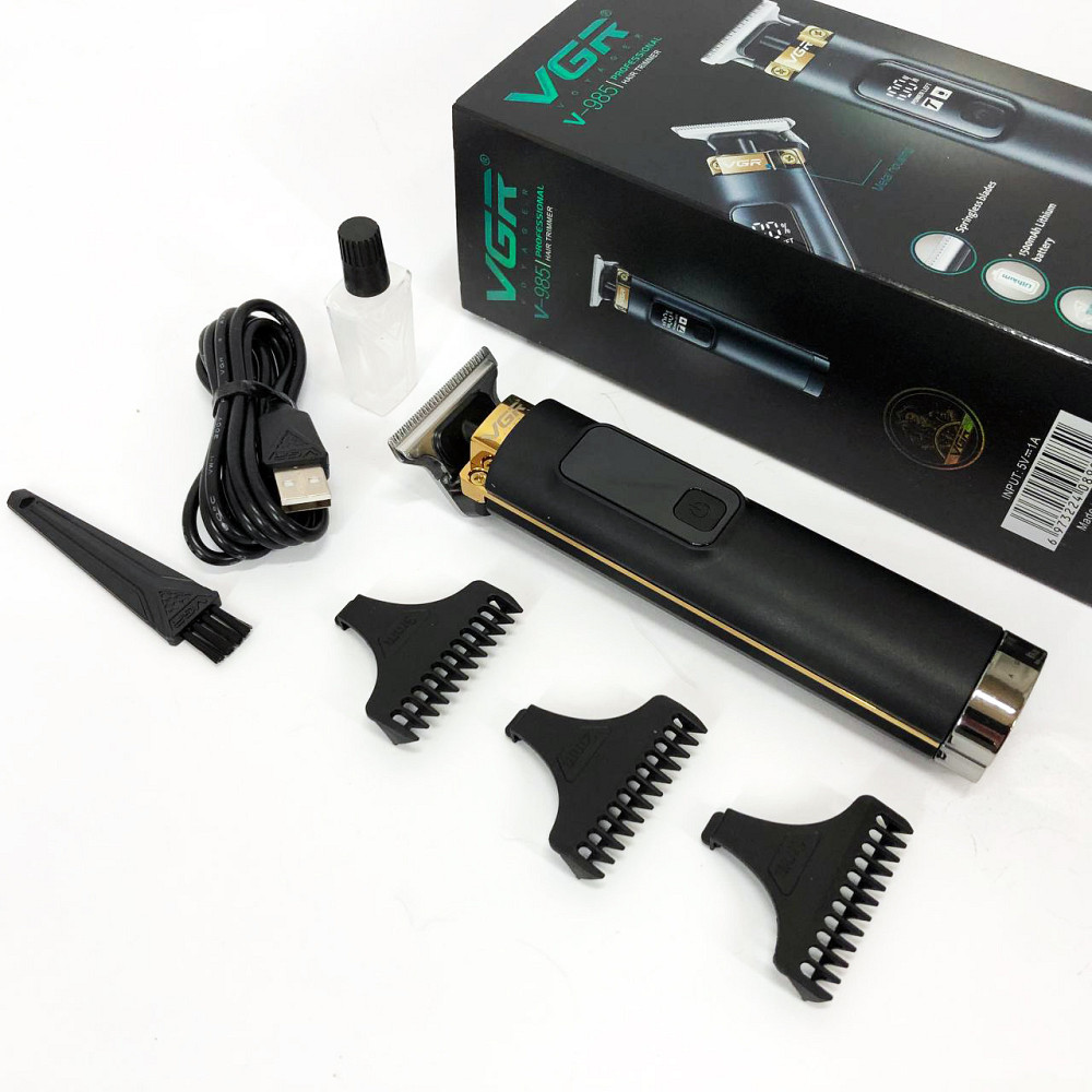 Електрична машинка для стрижки потужна VGR, Машинка для стрижки волосся з універсальним живленням OR-39 Львів - фото 15