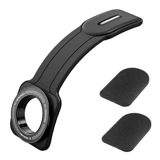 Тримач телефону автомобільний XO C145 90° Bending Velcro Magnetic чорний Львів