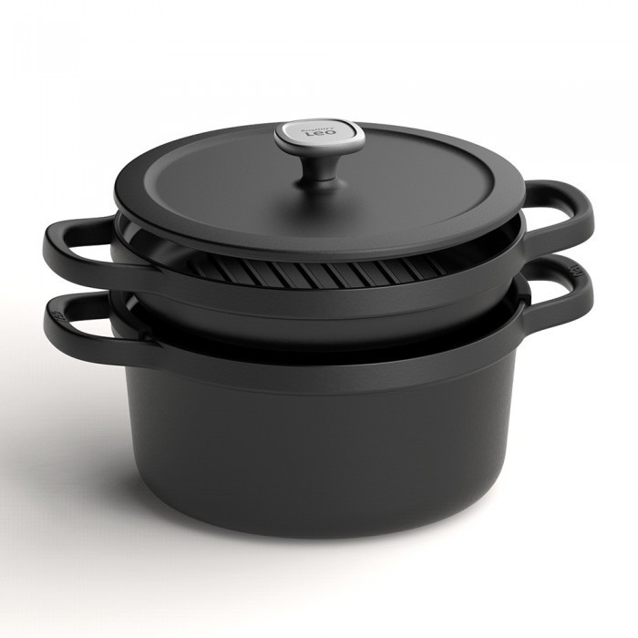 Каструля BergHoff Leo Graphite, чавун, діам. 24 см, 5,7 л 3950466 Код: 011687 Рівне - фото 2