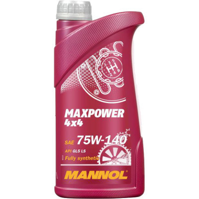 Трансмиссионное масло Mannol MAXPOWER 4x4 1л 75W-140 (MN8102-1) Винница - изображение 1