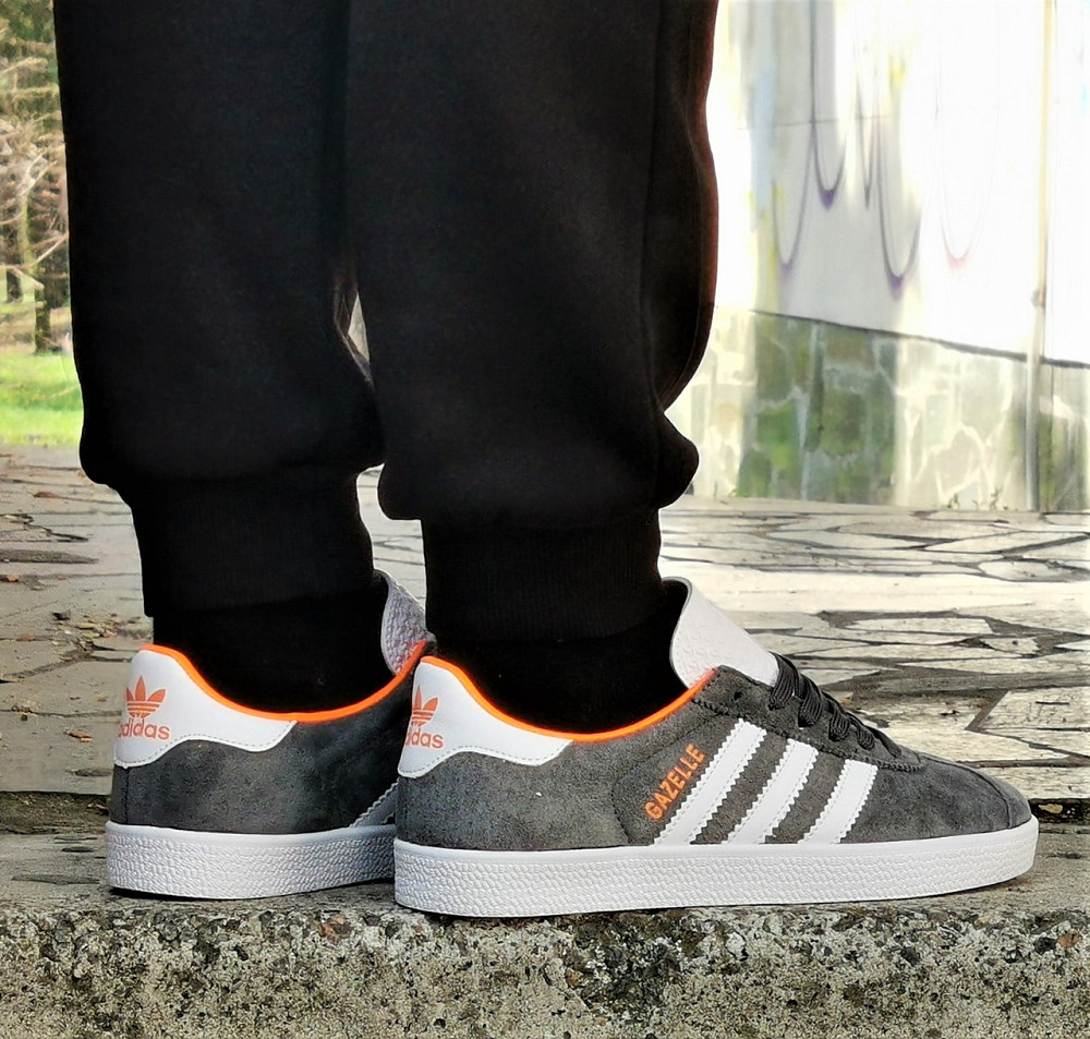 Кроссовки Adidas Gazelle Серые Адидас Женские Газели (размеры: 37) Видео Обзор Днепр - изображение 8
