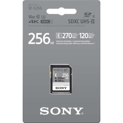 Карта памяти Sony 256GB SDXC class 10 UHS-II U3 V60 (SFE256.ET4) Винница - изображение 2
