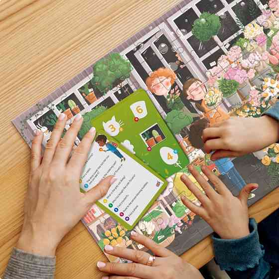 Дитячий пазл Шукай та знаходь "Квітуча весна" 300664, 80 елементів Вінниця