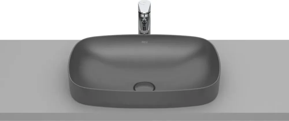 Раковина  Roca Inspira 55X37Cm Soft Fineceramic Onyks (A327504640) Київ - фото 1