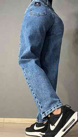 Джинсы женские Mikaletta 13125 MOM comfort большие размеры стрейчевые синие, синий, З4, 34, 93 см, 115 см Киев