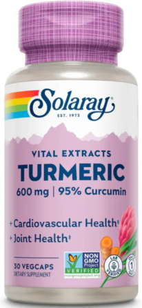 Екстракт куркуми Solaray Turmeric Root Extract One 600 mg 30 стор. капс Київ