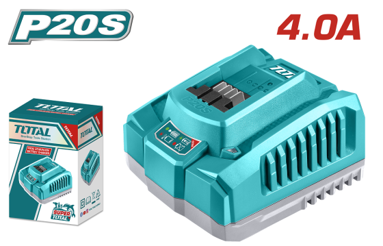 Зарядний пристрій для акумуляторних батарей TOTAL TFCLI20411 20В (6974718) Київ