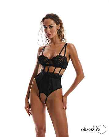 Боді Obsessive Hersis crotchless teddy L/XL Sex Aura Київ
