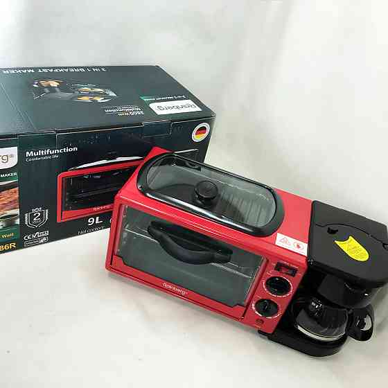 Електрична піч для приготування їжі Rainberg, Духова шафа електрична, Багатофункціональна духовка 3 в 1 QB-94 Івано-Франківськ