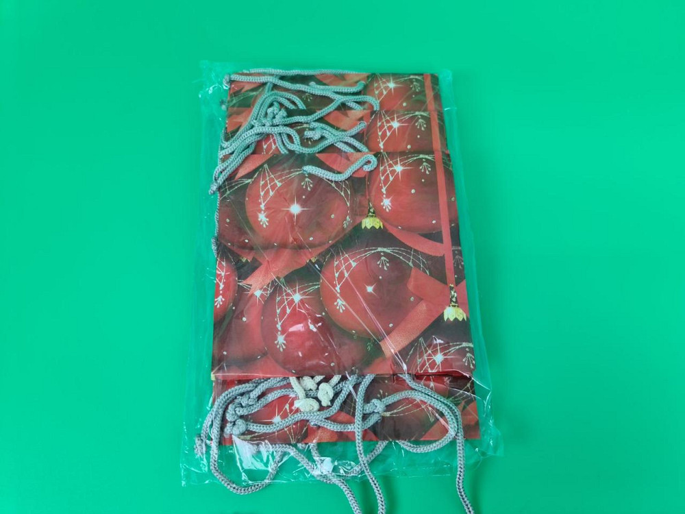 Новогодние, бумажные ,подарочные  пакеты с ручкой Чашка 16/16/8-007 (12 шт) Харьков - изображение 3