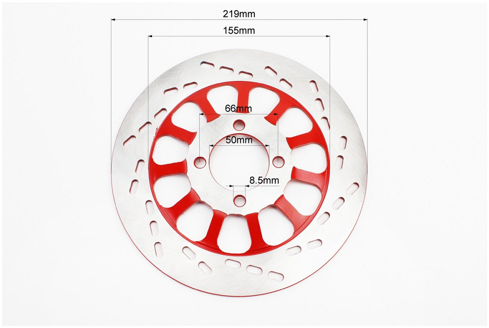 Диск гальмівний 18Х1,6, червоний Киев - изображение 2