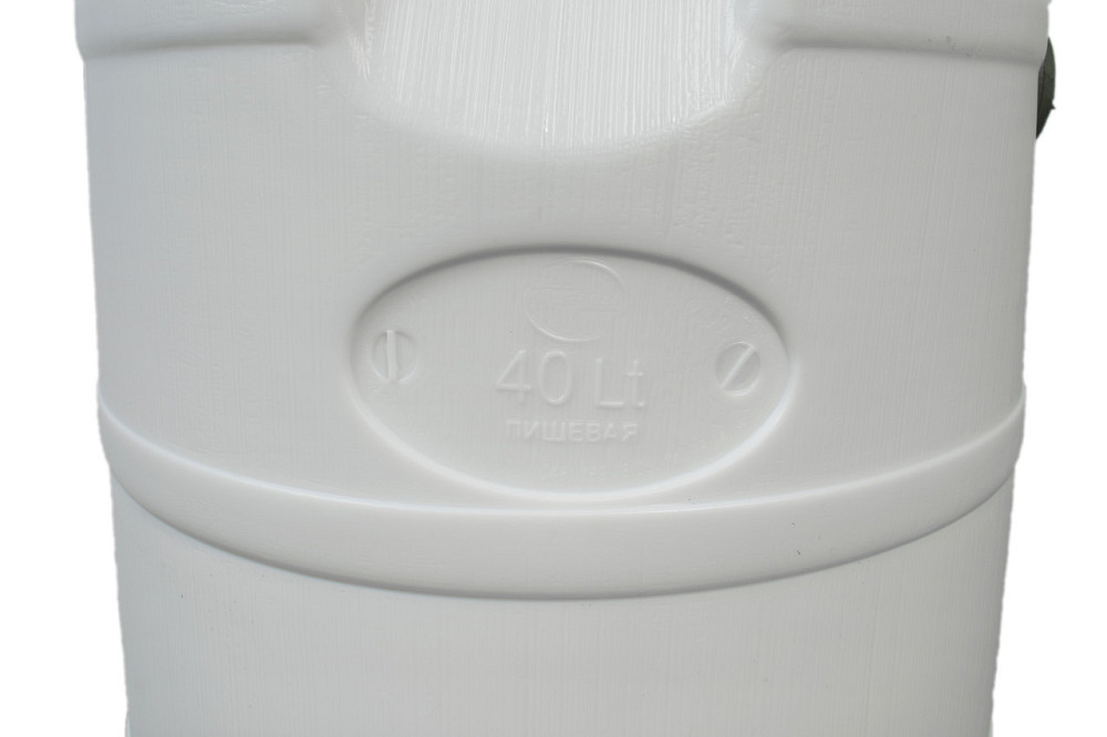 Белая бочка  40л широкая горловина для воды,молока и засолки Днепр - изображение 7